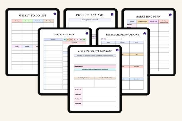 2026 Digital Planner for Craft Businesse. Planner Types