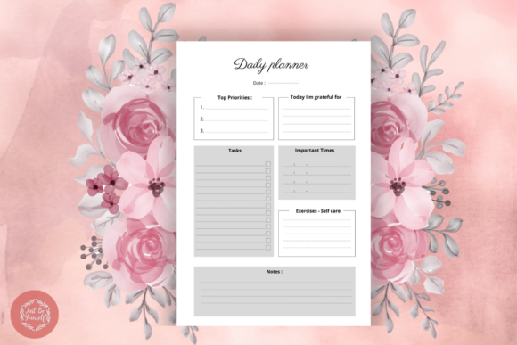 FREE KDP Interior Daily Planner