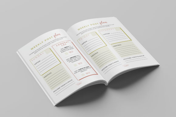 Printable Instagram Monthly Planner