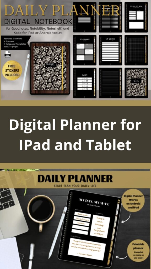 Digital Planner for IPad and Tablet