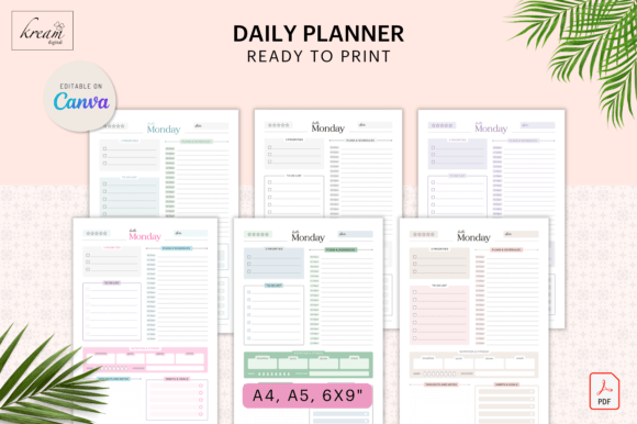 CANVA Template Daily Planner
