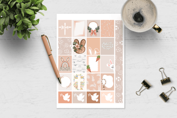Easter Functional Planner Sticker Set