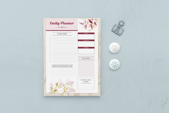 Printable Daily Planner Template