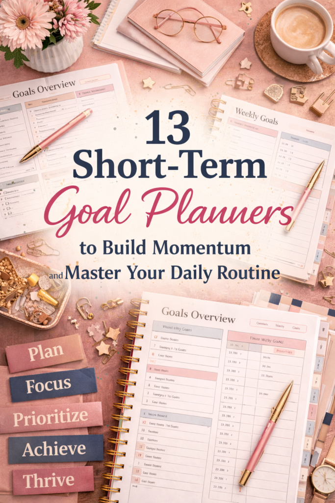 13 Short-Term Goal Planners to Build Momentum and Master Your Daily Routine