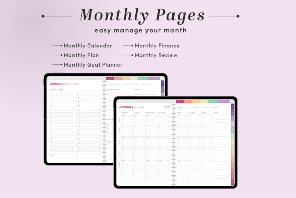 All-in-One Digital Planner 2026 - Monday