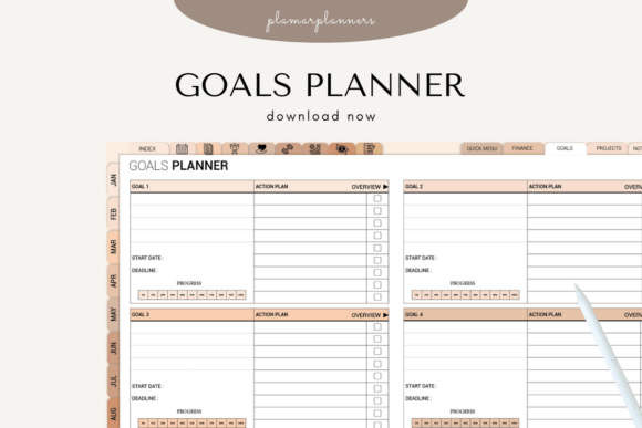 Printable Long-Term Goal Planners
