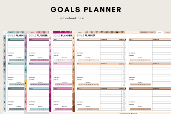 Printable Long-Term Goal Planners