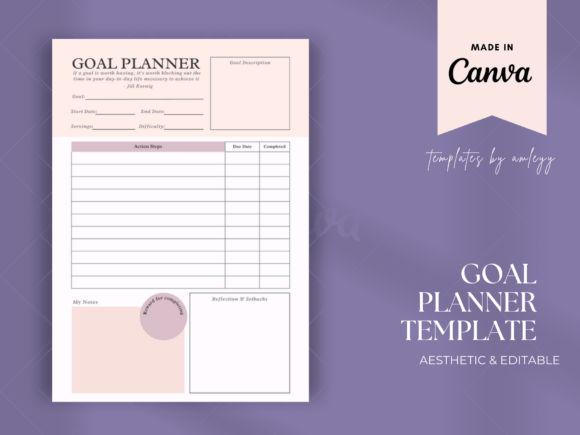 Goal Planner Template