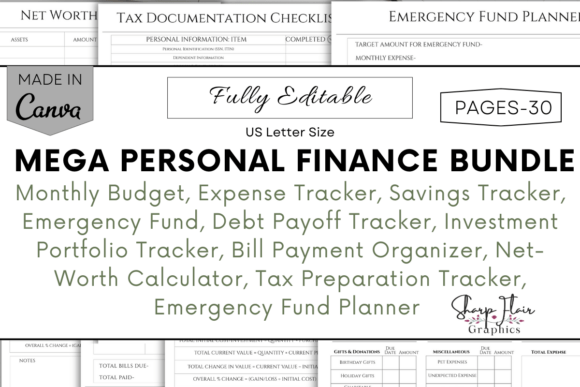 Mega Personal Finance Planner Bundle