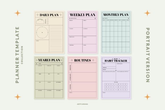 Printable Daily, Project, Goal Planners