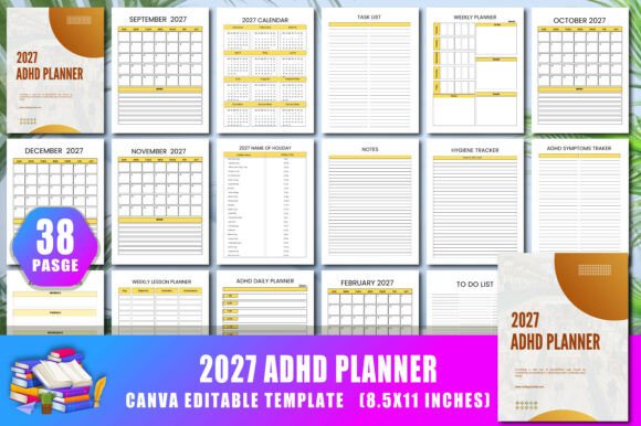 2027 ADHD Planner