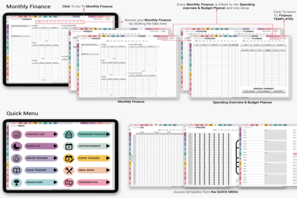 ADHD Digital Planner-to Do List Journal