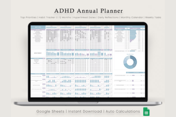 ADHD Planner for Google Sheet
