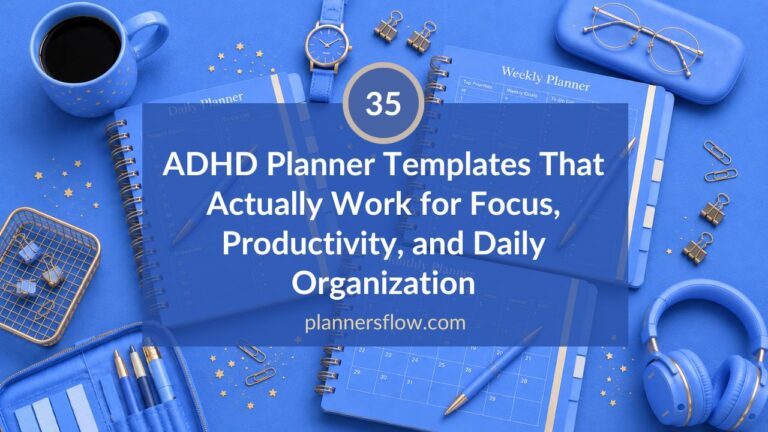ADHD Planner Templates