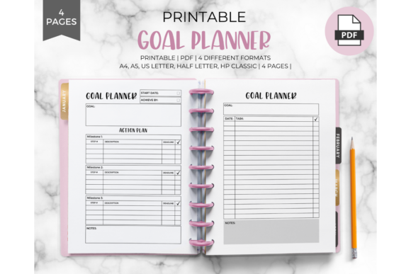 Goal Planner Printable