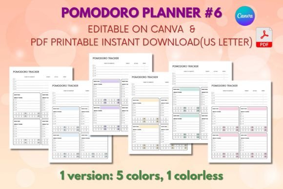 Pomodoro Planner #6