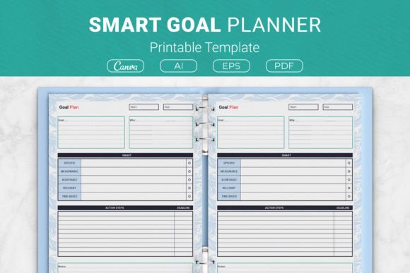 SMART Goal Planner Printable Template