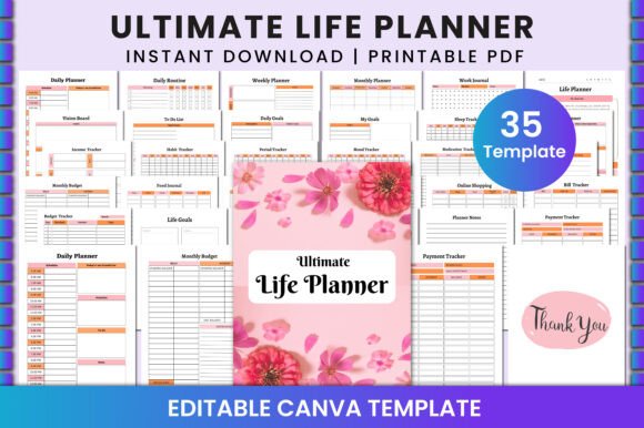 Life Planner for Canva