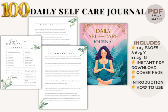 100-days Self Care Journal
