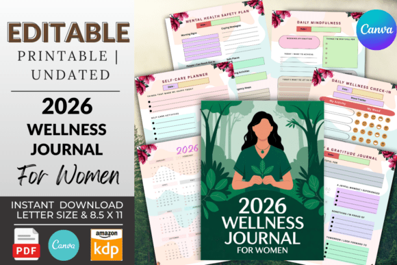 2026 Wellness Journal for Women