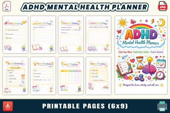 ADHD Mental Health Planner