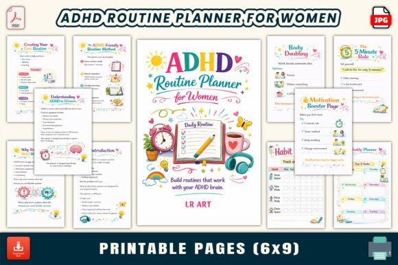 ADHD Routine Planner for Women