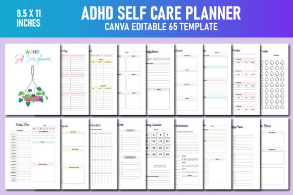ADHD Self Care Planner