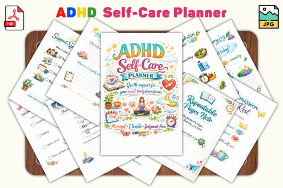 ADHD Self-Care Planner