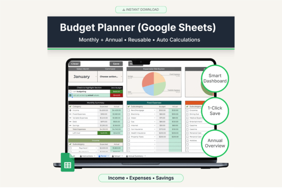 Budget Planner for Google Sheets