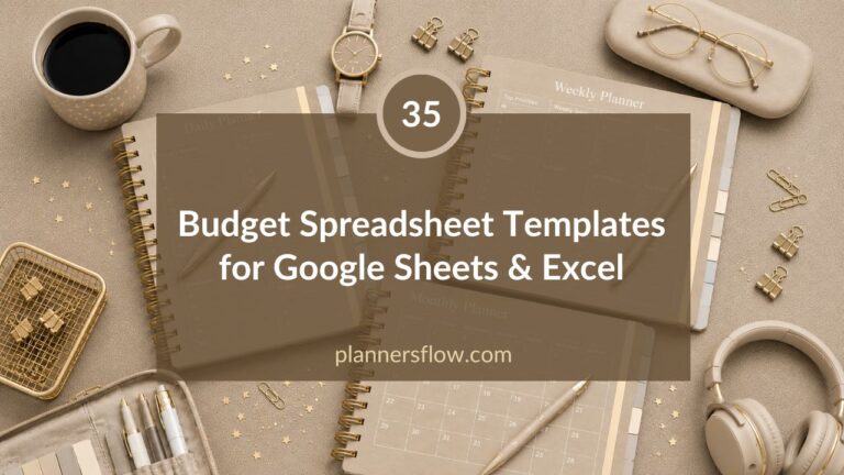 Budget Spreadsheet Templates for Google Sheets & Excel