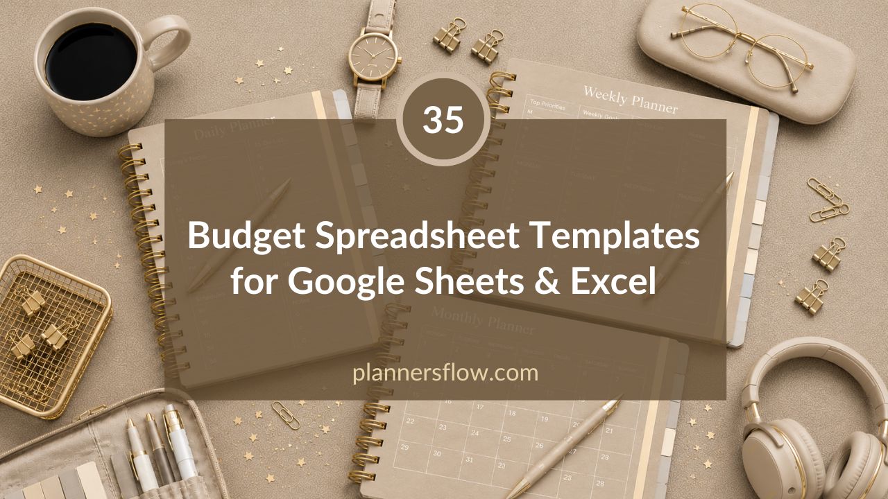 Budget Spreadsheet Templates for Google Sheets & Excel