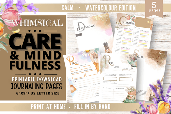 "Calm" Care & Mindfulness Journal #202