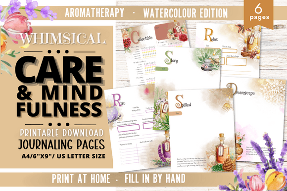 Care& Mindfulness Journal Printable #606