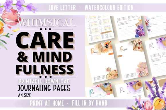 Care & Mindfulness Journal Printable Pages