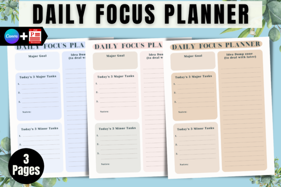 Daily Focus Planner