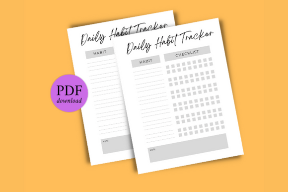 Daily Habit Printable Template