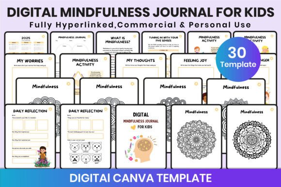 Digital Mindfulness Journal for Kids