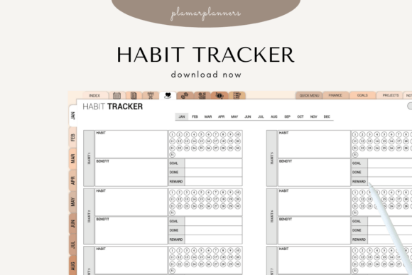 Habit Tracker – Printable & Digital