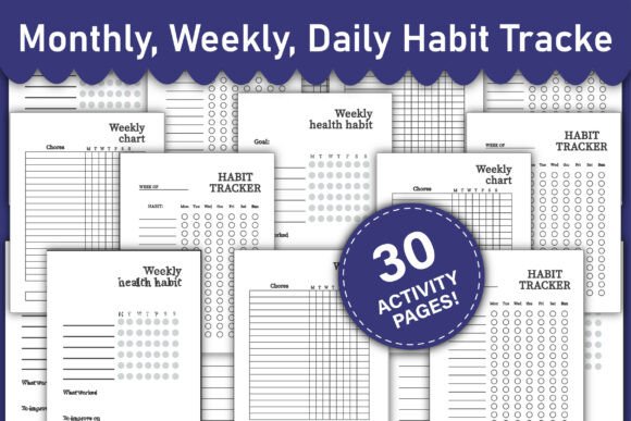 Monthly Weekly Daily Habit Tracker