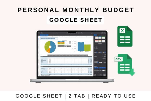 Personal Monthly Budget Template