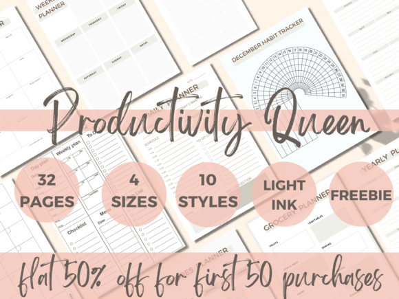 Productivity Planner Template