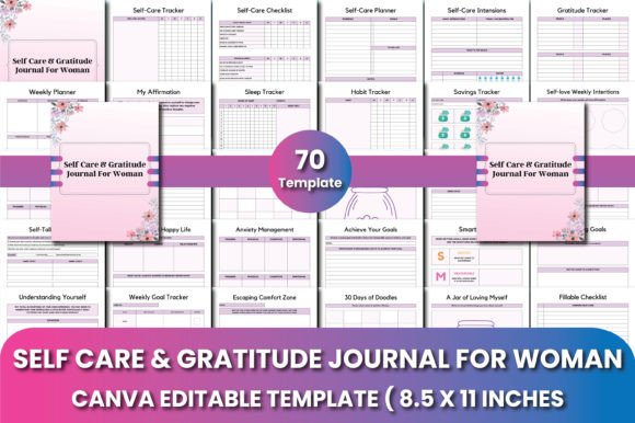 Self Care & Gratitude Journal for Woman