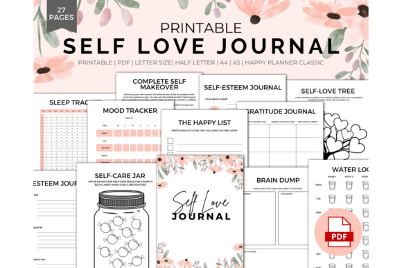 Self Love Journal Printable