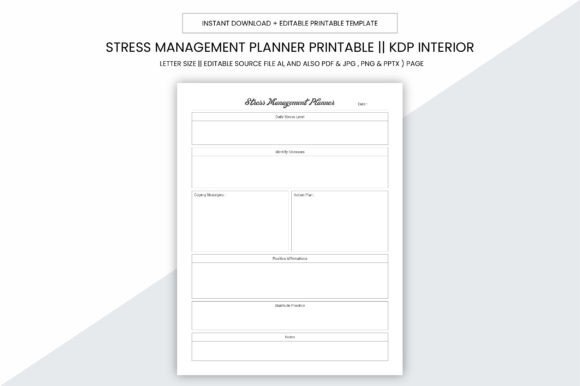 Stress Management Planner