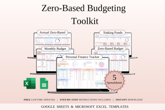 Zero-Based Budgeting Templates Bundle