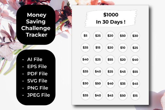 $1000 in 30 Days Money Saving Challenge