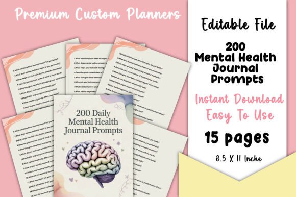 200 Mental Health Journal Prompts