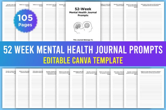 52 Week Mental Health Journal Prompts