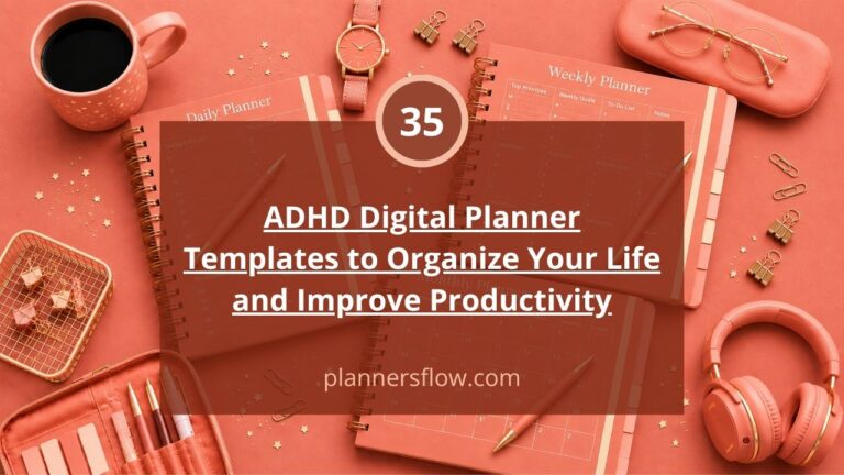 ADHD Digital Planner Templates