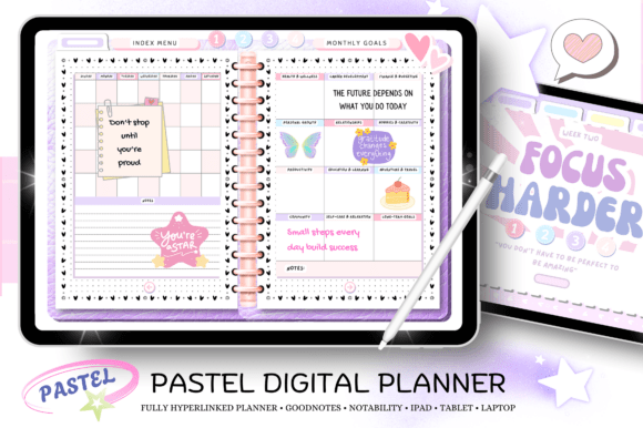 Daily ADHD Digital Planner (60 Pages)